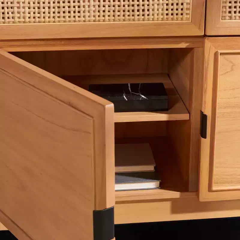 Suri 3 Drawer 3 Door Side Board - MED5004 - Natural - Safavieh