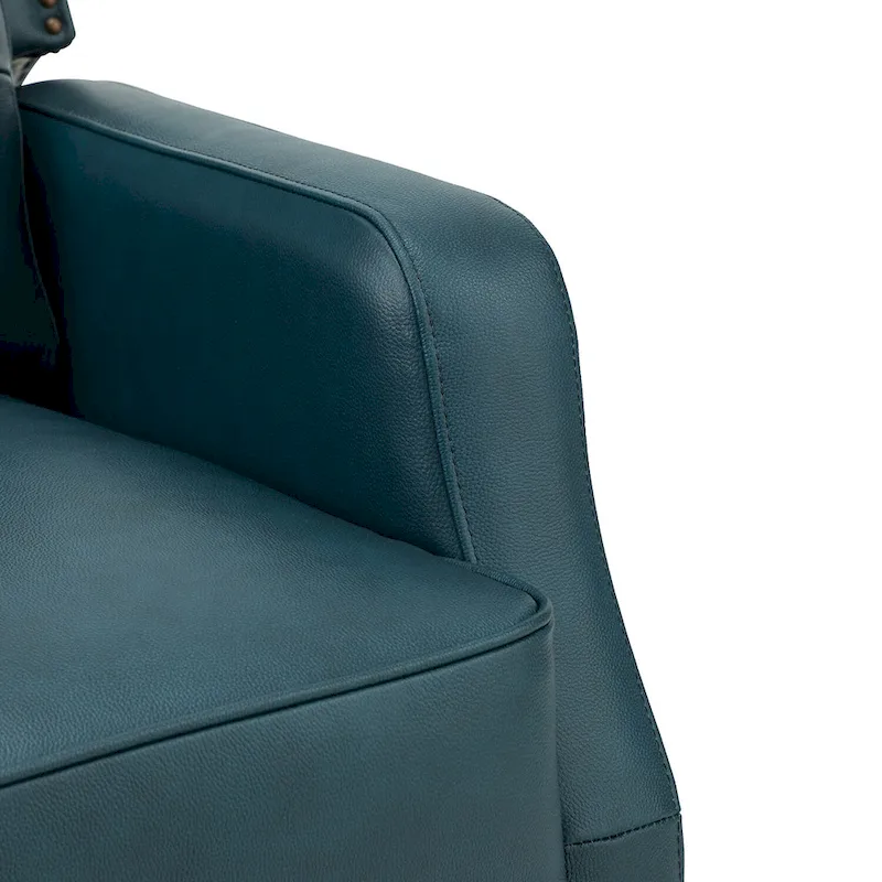 Beatriz Living Room Recliner with Metal Base