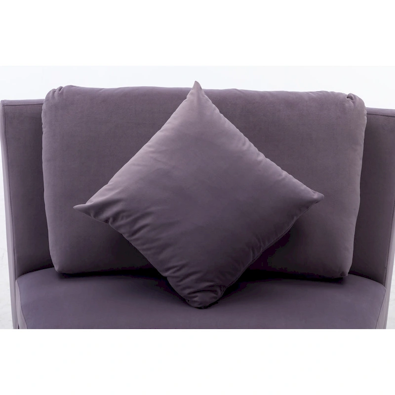 136 Velvet Semicircle couch Modular Curve Sectional Sofa