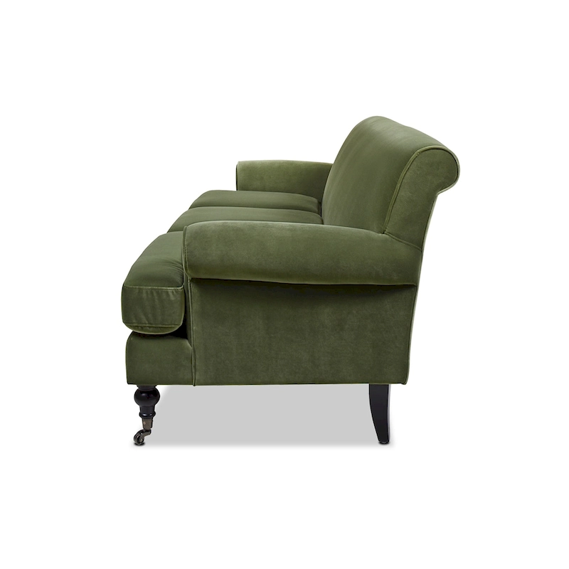 Alana Lawson 88 Inch Living Room Sofa  Three Cushion Couch with Rolled Arms and Tight Back  Minimal Assembly Required