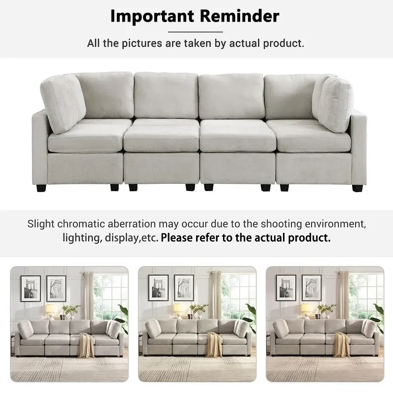 103inch Sectional Sofa Couch Sofa Bed