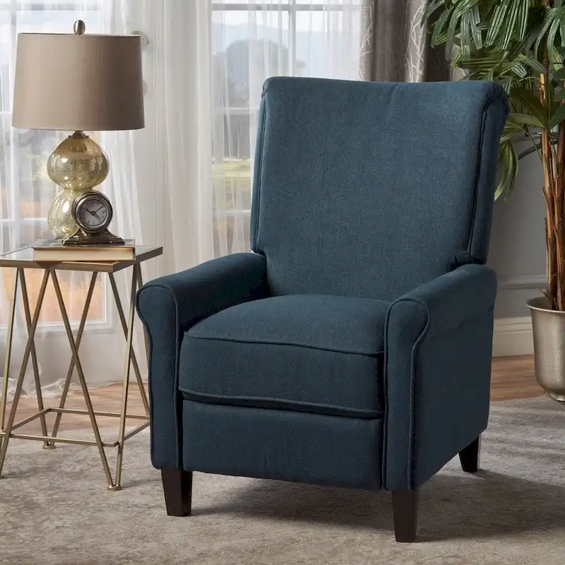 Charell Traditional Fabric Recliner by Christopher Knight Home