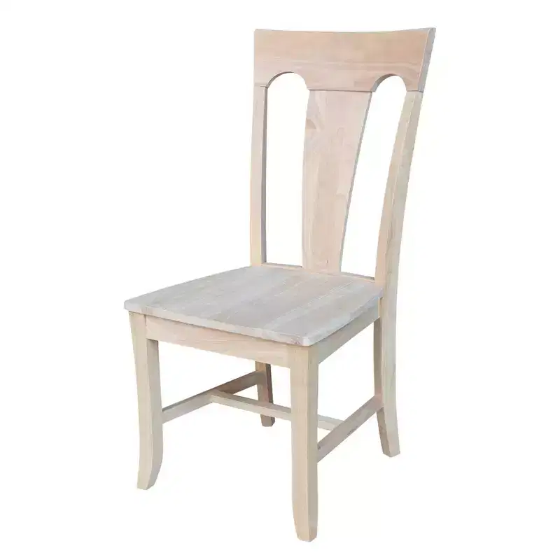 Set of 2 Elle Armless Chairs Unfinished - International Concepts
