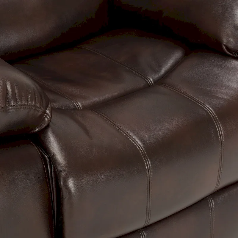 Charleston Leather Gel Glider Rocker Recliner by Greyson Living
