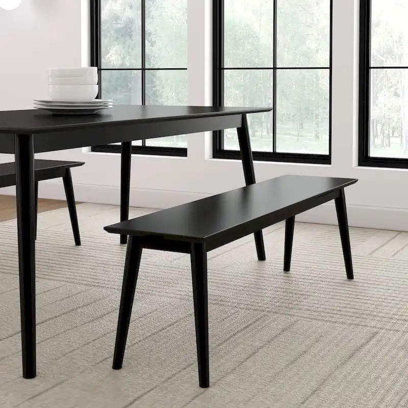 Plank and Beam Mid-Century Modern Dining Bench - 59