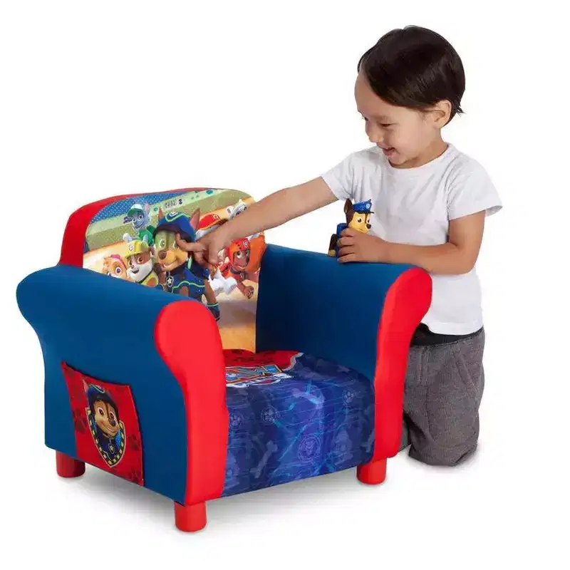 Cartoon Character Upholstered Arm Chair for Kids