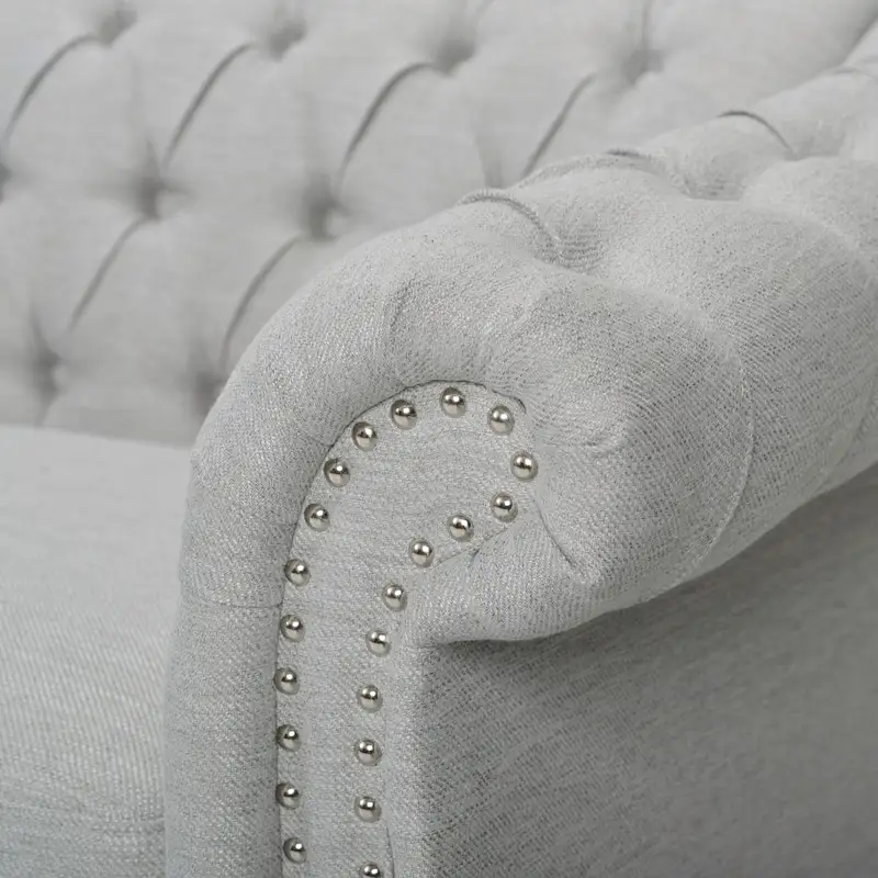 Parksley Tufted Chesterfield 3-seat Sofa by Christopher Knight Home