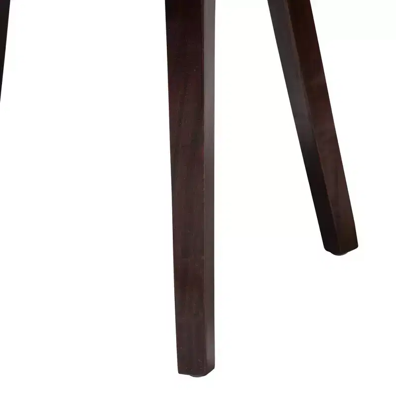 bali & pari Abbas Seagrass and Wood Dining Chair Natural Brown/White/Dark Brown