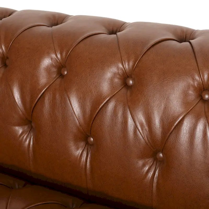 Sagewood Transitional Deeply Tufted Sofa by Christopher Knight Home
