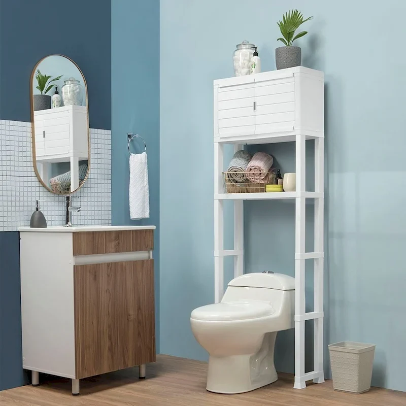 Over-the-Toilet Bathroom Storage Cabinet