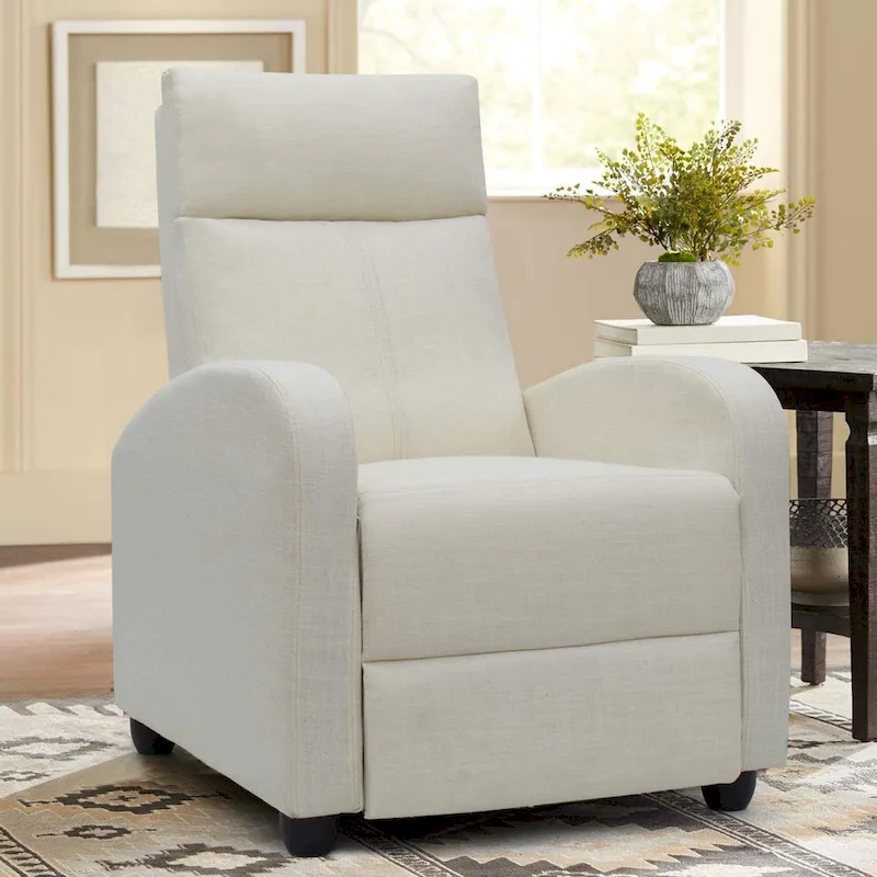 Homall Recliner Chair Fabric Single Living Room Sofa Recliner