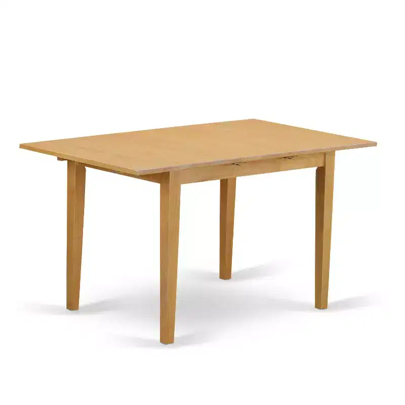 HomeStock Dinette Set Table With Leaf And Dining Chairs