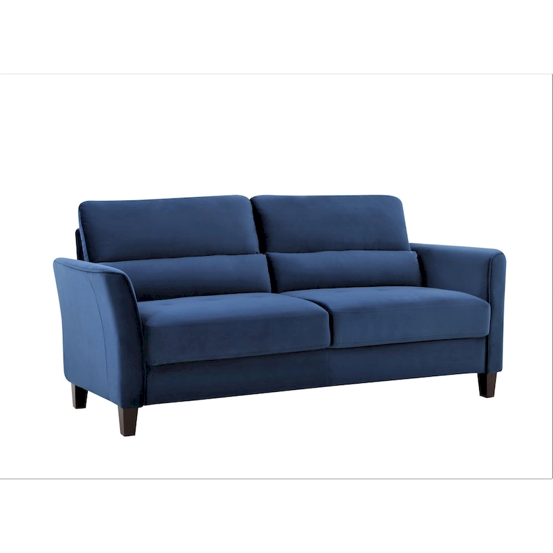 77.95 Mid Century Modern Upholstered Sloped Arms Living Room Sofa
