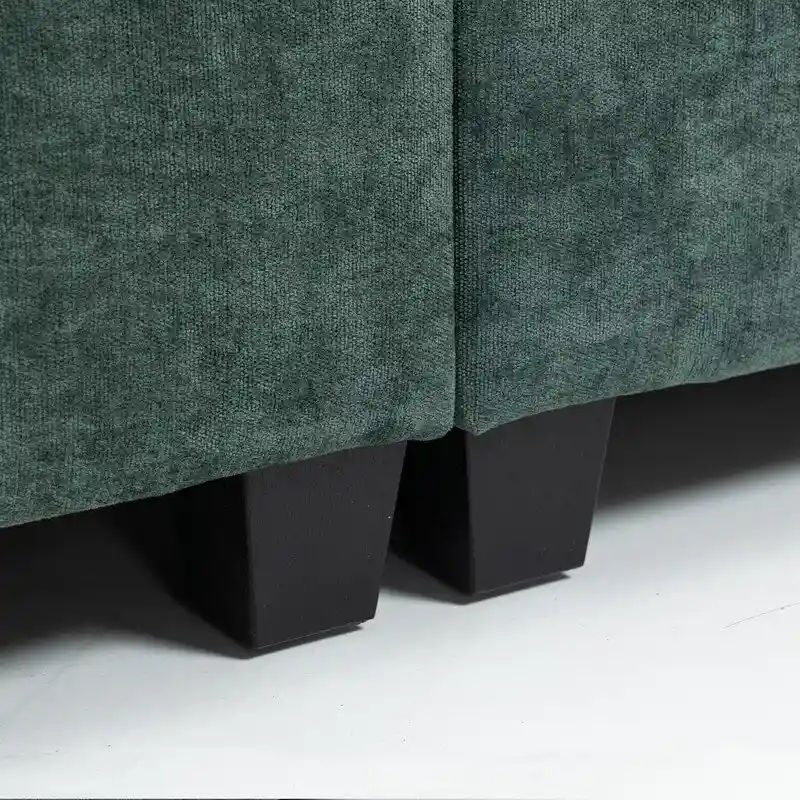 111.42 Chenille Upholstered Three Seater Sofa