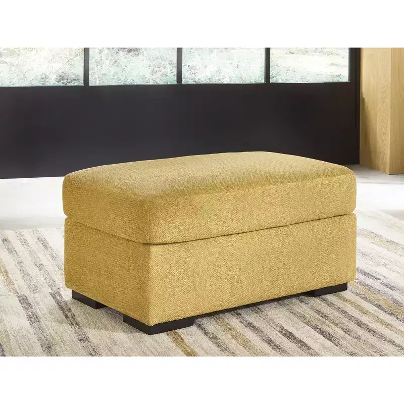 Signature Design by Ashley Keerwick Modern Ottoman, Sunflower Yellow