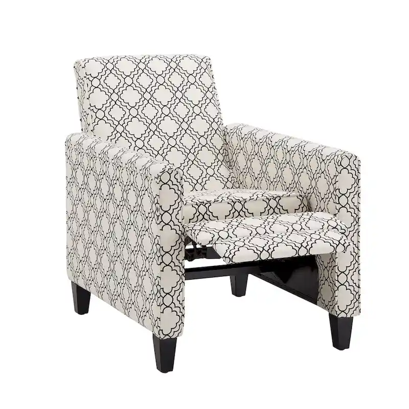 Tabitha Fabric Push Back Recliner by iNSPIRE Q Modern