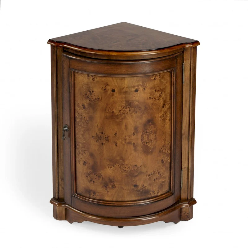 HomeRoots 23 Brown Standard Accent Cabinet - 22.75