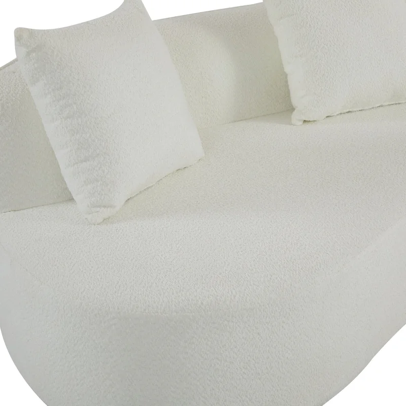 Christopher Knight Home - Linda Fabric Curved Sectional Sofa