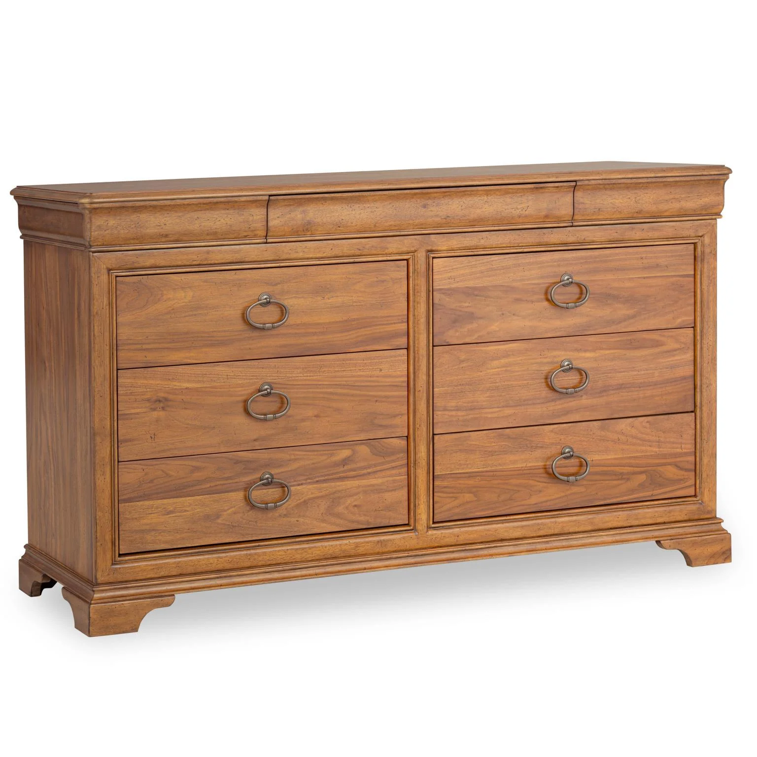 Dresser - Heritage Walnut — this collection blends timeless design with thoughtful functionality for both bedroom and dining spaces