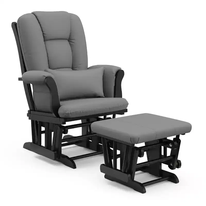 Storkcraft Tuscany Glider Nursery Rocking Chair and Ottoman