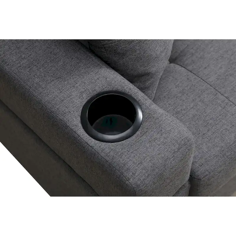 Modern Sectional Sofa with Reversible Chaise