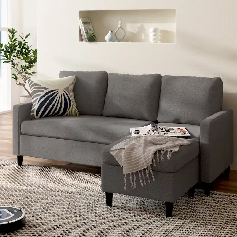 Priage by ZINUS Convertible Sectional Sofa with Reversible Chaise