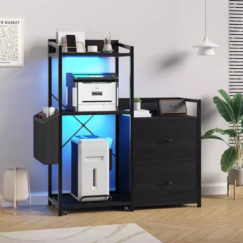 TROPOW 2-Drawer File Cabinet  Office Storage, Fits Letter/Legal/A4 (1-Pack)