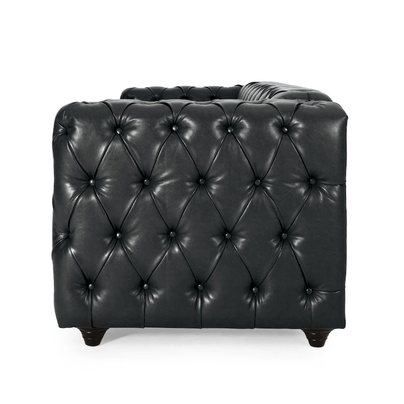 Sagewood Transitional Deeply Tufted Sofa by Christopher Knight Home