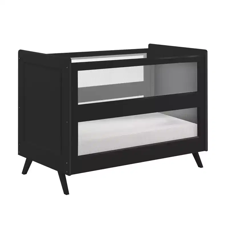 BreathableBaby Breathable Mesh 3-in-1 Convertible Crib, Greenguard Gold Certified