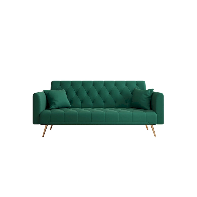 Upholstered Convertible Double Folding Sofa Bed - 19.00 x 71.00 x 30.00