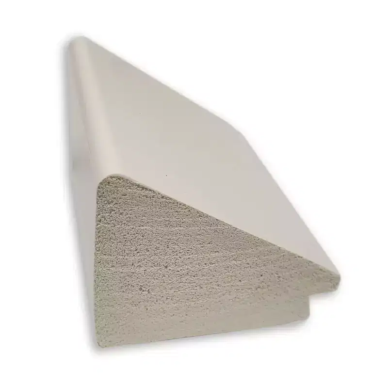 Wedge Framed Bathroom Vanity Wall Mirror White