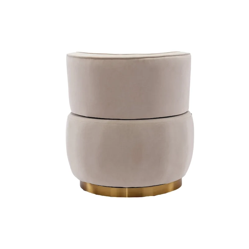 360 Degree Swivel Cuddle Barrel Accent Chair