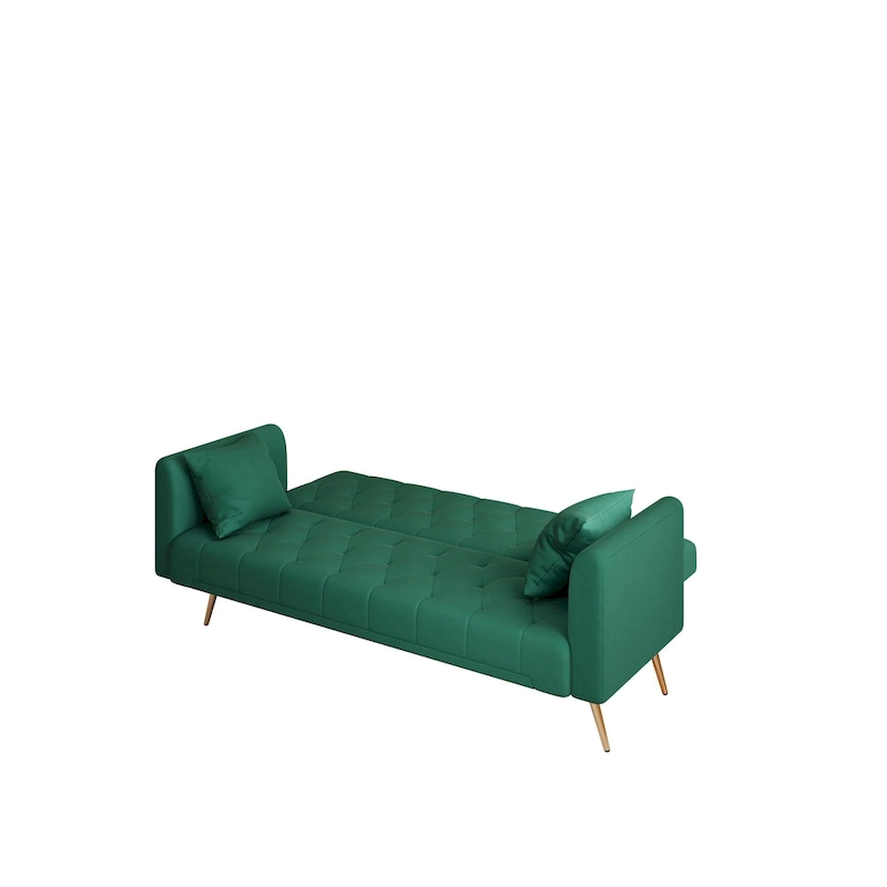 71 Convertible Double Folding Living Room Sofa Bed