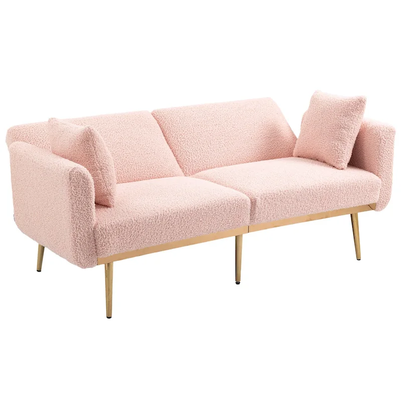 Linen Modular Sofa Section Armless Accent Chair