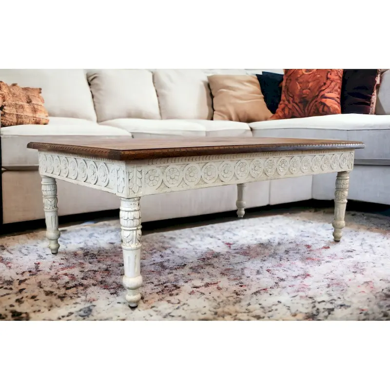 Solid Wood 7-Piece Dining Collection | Table with 6 Chairs | Natural Finish