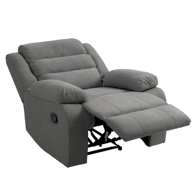 2Set Modern Lounger Adjustable Manual Recliner Chair