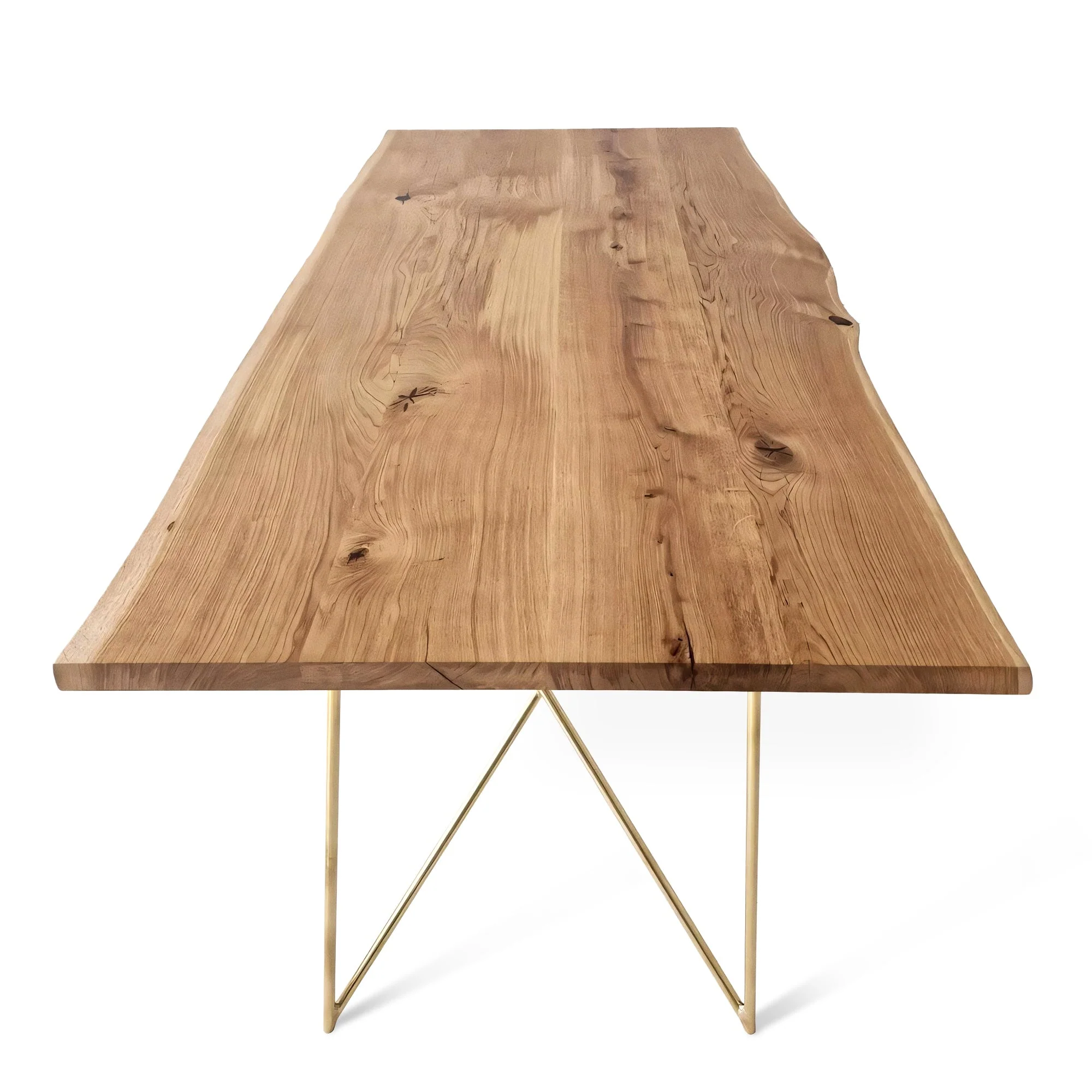 Solid Oak Dining Table - Handcrafted from solid wood - this exquisite solid oak dining table from the Mia collection is a