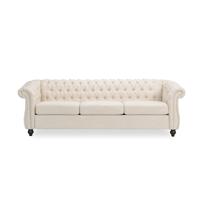 Parksley Tufted Chesterfield 3-seat Sofa by Christopher Knight Home