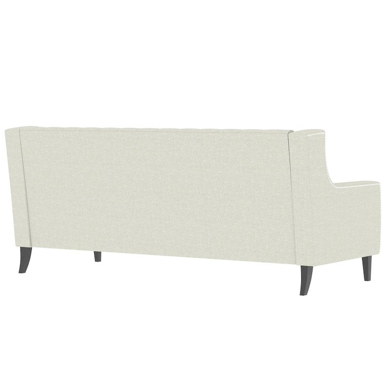 78.75 Polyester 3-Seater Sofa with Tufted Back and Cushions