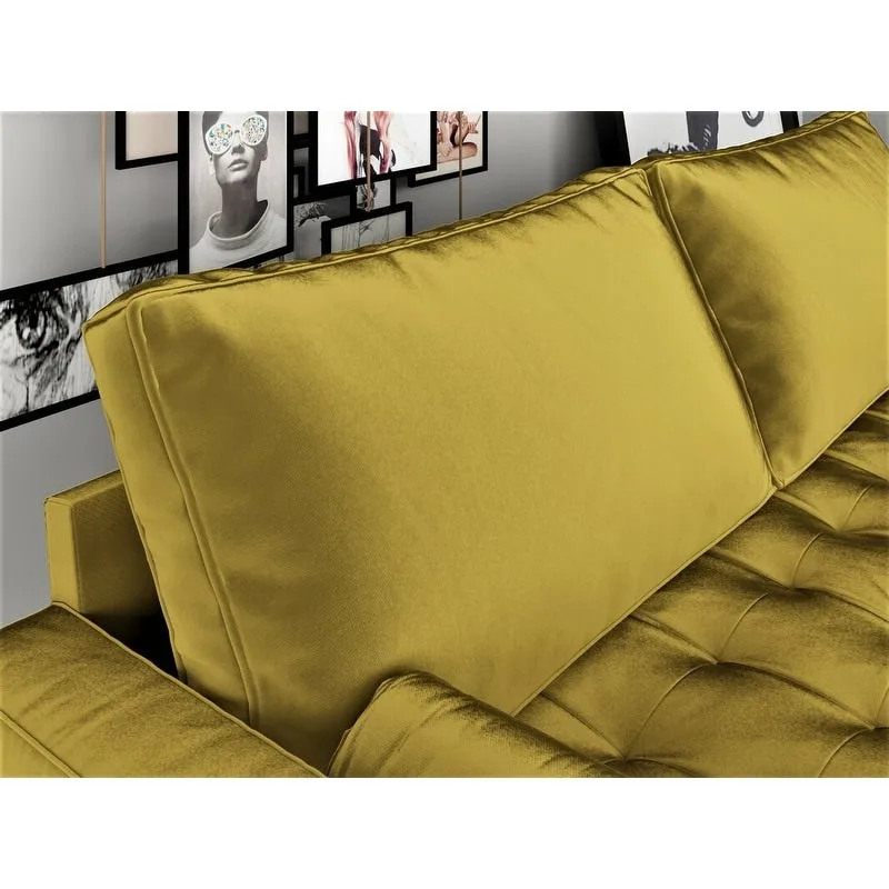 Mac Velvet Mid-century Style Sofa