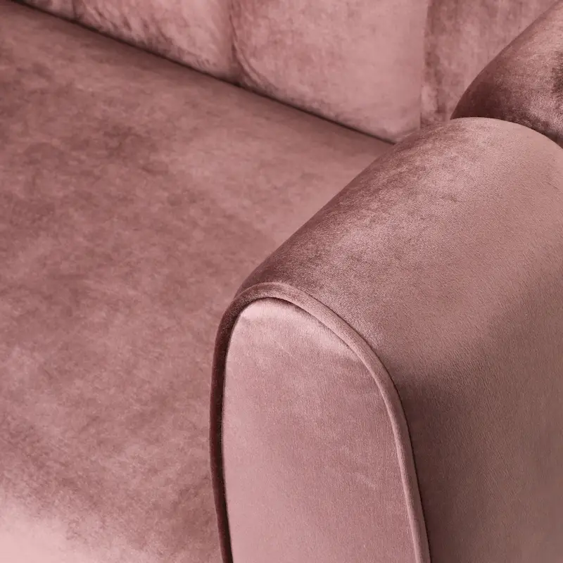 Bobran Modern Velvet 3-seat Sofa by Christopher Knight Home - 30.00 D x 83.25 W x 30.25 H