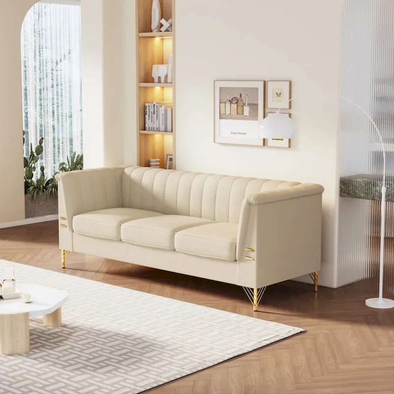82.67 W Velvet Sofa