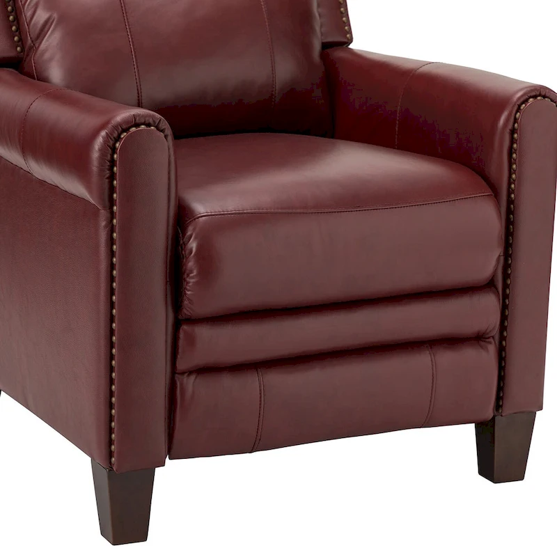 Felisa 32.48 Wide Genuine Leather Manual Recline Set of 2