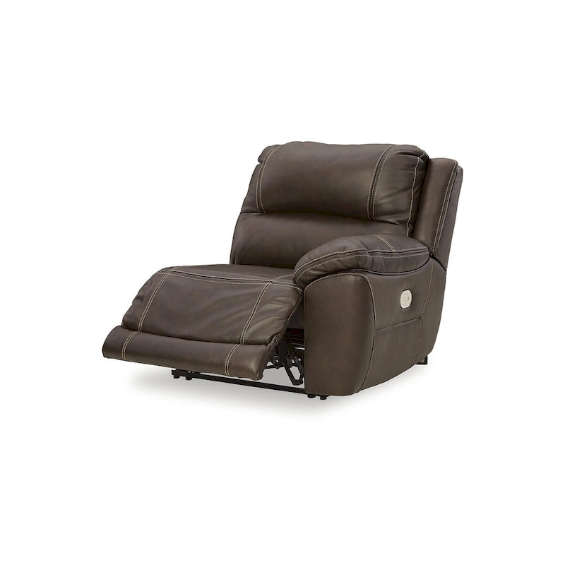 Signature Design by Ashley Dunleith Brown 5-Piece Power Reclining Sectional - 123W x 123D x 43H