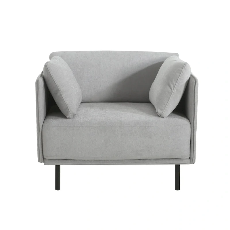 Daphne Faux Leather Lounge Chair by Christopher Knight Home