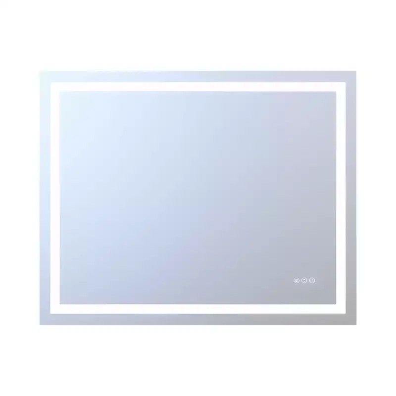 48x40 Anti-Fog LED Bathroom Mirror with Lights & Dimmer