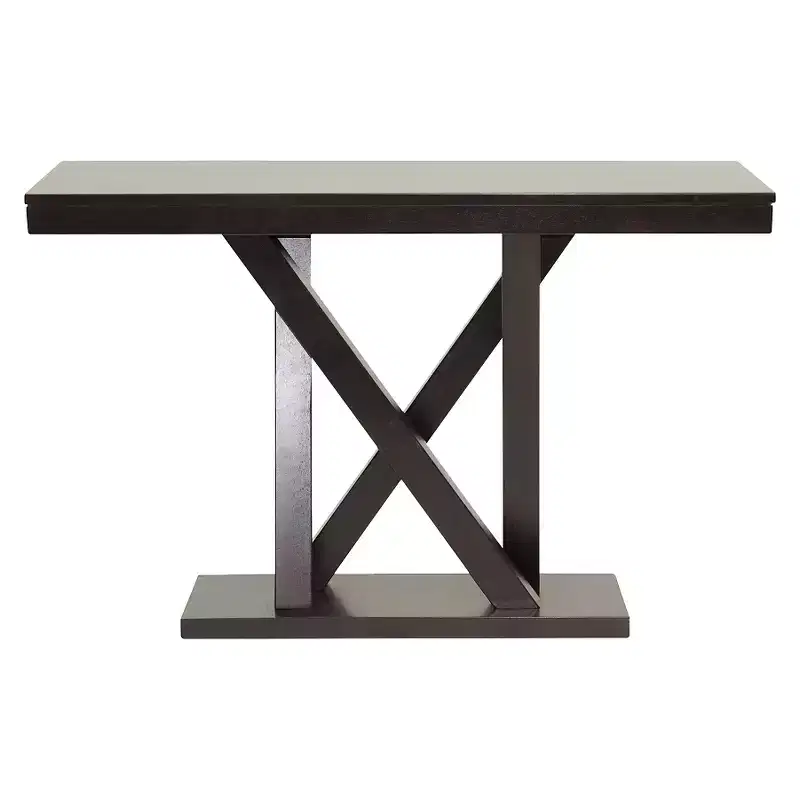 Modern Sofa Table Dark Brown