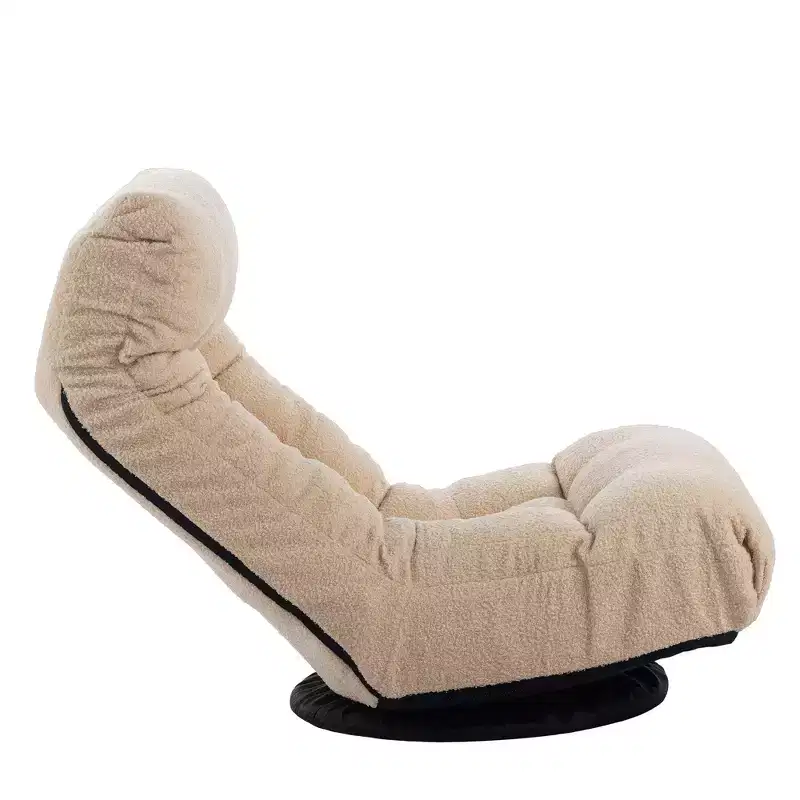 Built-in Spring Seat Reclining Chair with Rotatable Adjustable Base