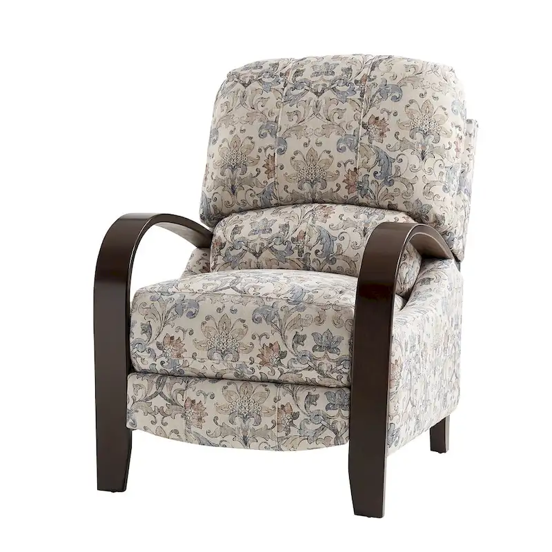 Rita Genuine Leather Manual Recliner by Hulala Home