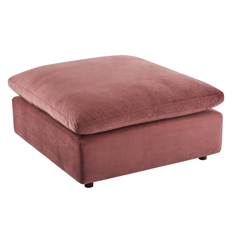 Commix Down Filled Overstuffed Velvet 7-Piece Sectional Sofa